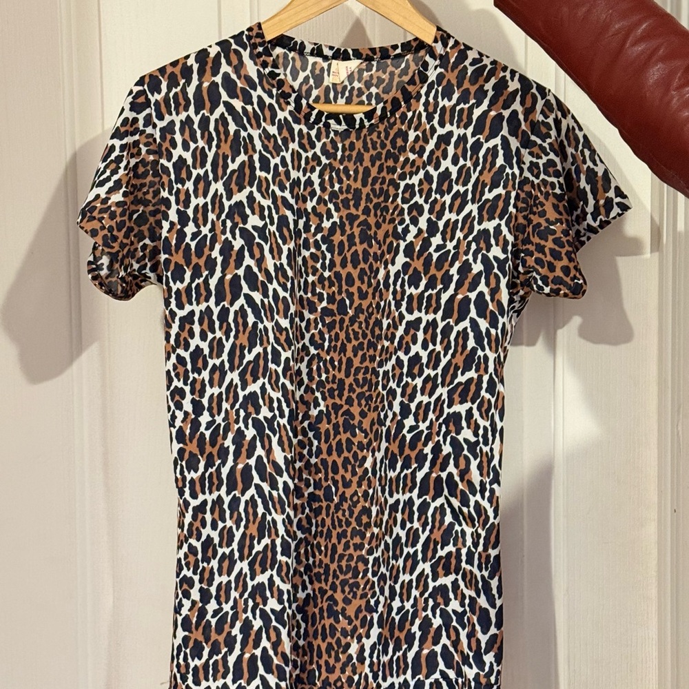 Leopard Print Women's Top